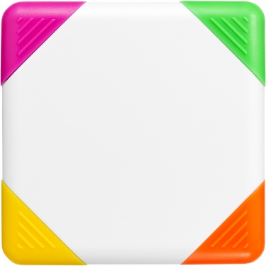 Logotrade corporate gift picture of: Trafalgar square-shaped 4-colour highlighter